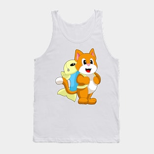 Cat Pupil Fish School Tank Top